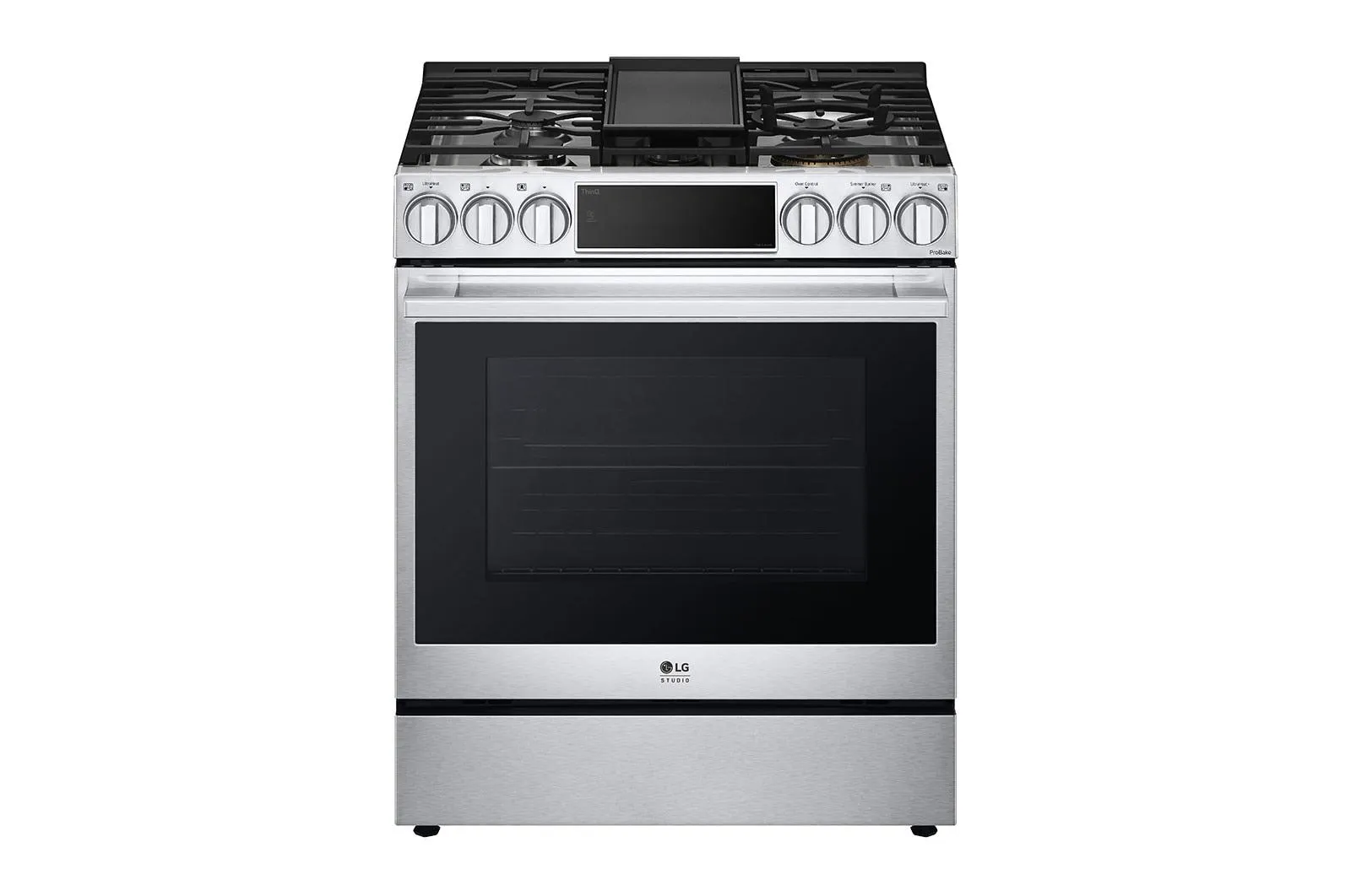 Lg LSDS6338F 6.3 Cu. Ft. Smart Wi-Fi Dual Fuel Slide-In Range With Probake Convection And Easyclean