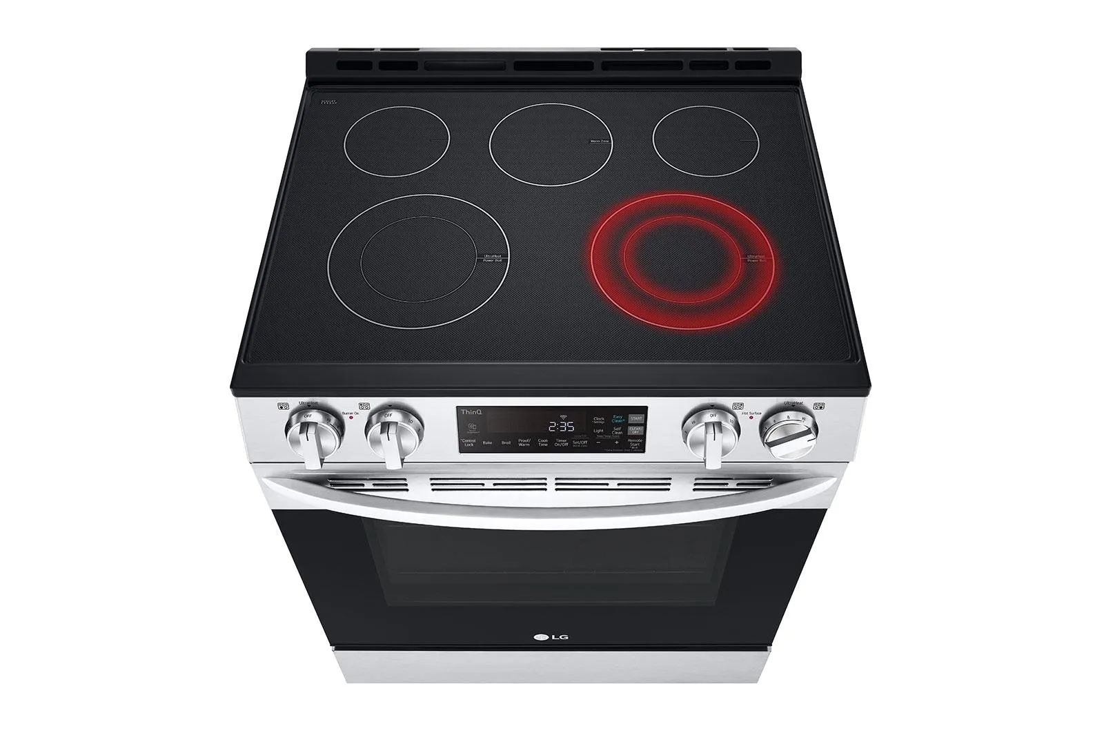 Lg LSEL6331F 6.3 Cu Ft. Smart Wi-Fi Enabled Electric Slide-In Range With Easyclean