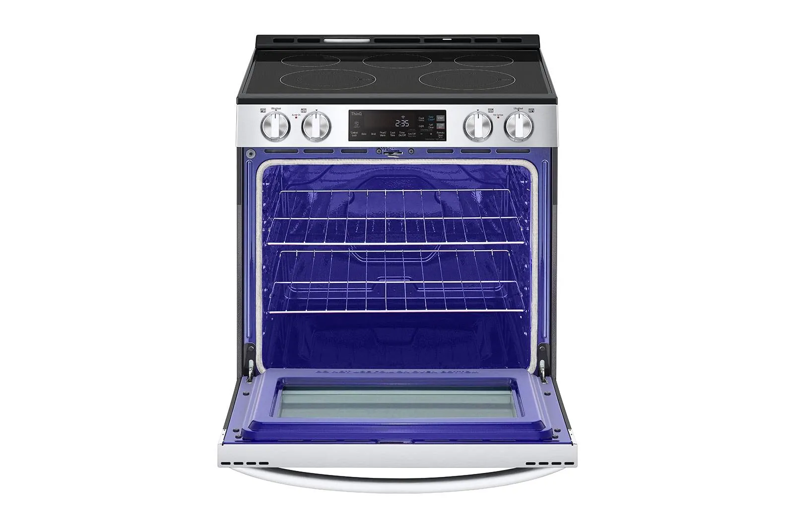 Lg LSEL6331F 6.3 Cu Ft. Smart Wi-Fi Enabled Electric Slide-In Range With Easyclean