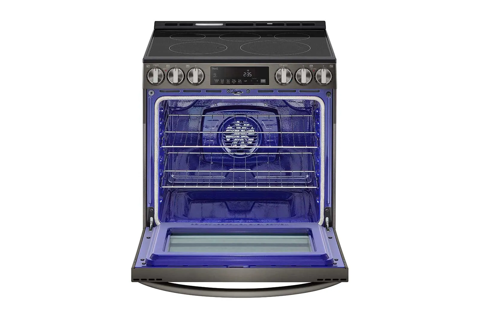 Lg LSEL6333D 6.3 Cu Ft. Smart Wi-Fi Enabled Fan Convection Electric Slide-In Range With Air Fry & Easyclean