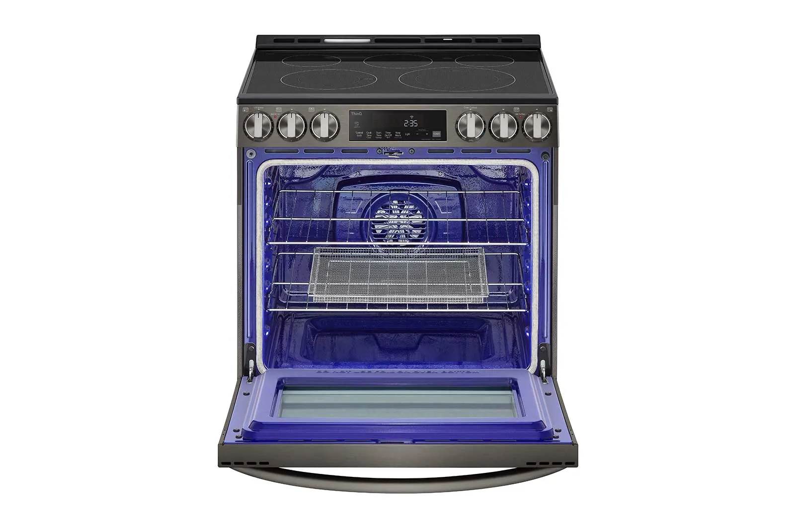 Lg LSEL6333D 6.3 Cu Ft. Smart Wi-Fi Enabled Fan Convection Electric Slide-In Range With Air Fry & Easyclean