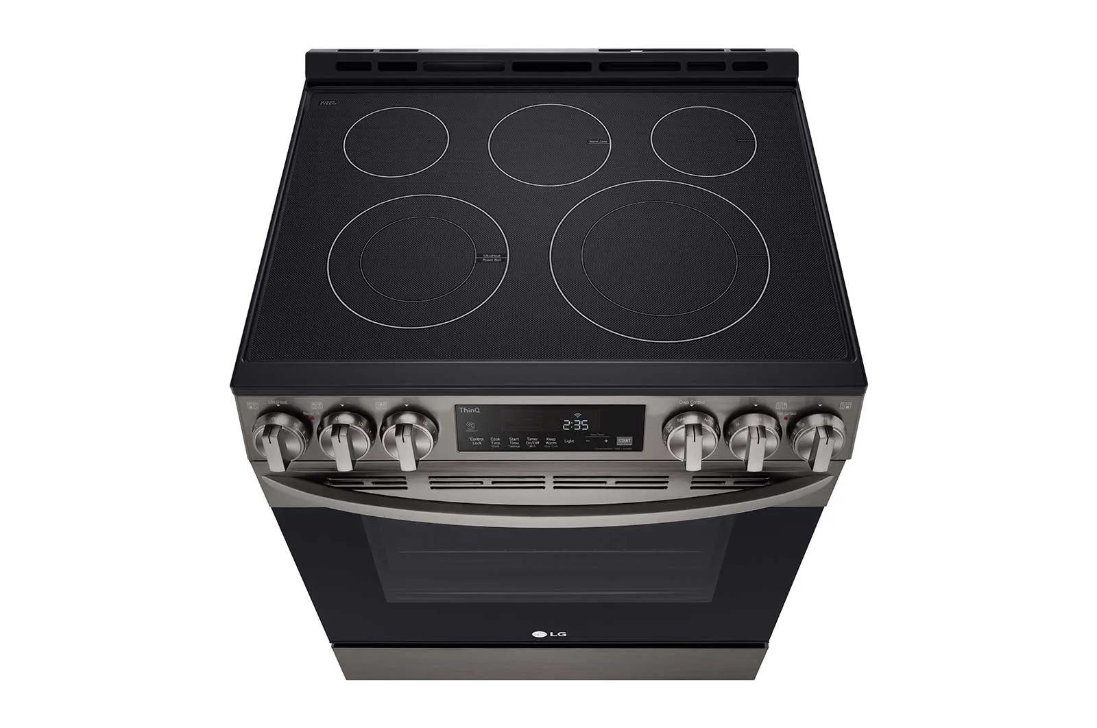 Lg LSEL6333D 6.3 Cu Ft. Smart Wi-Fi Enabled Fan Convection Electric Slide-In Range With Air Fry & Easyclean