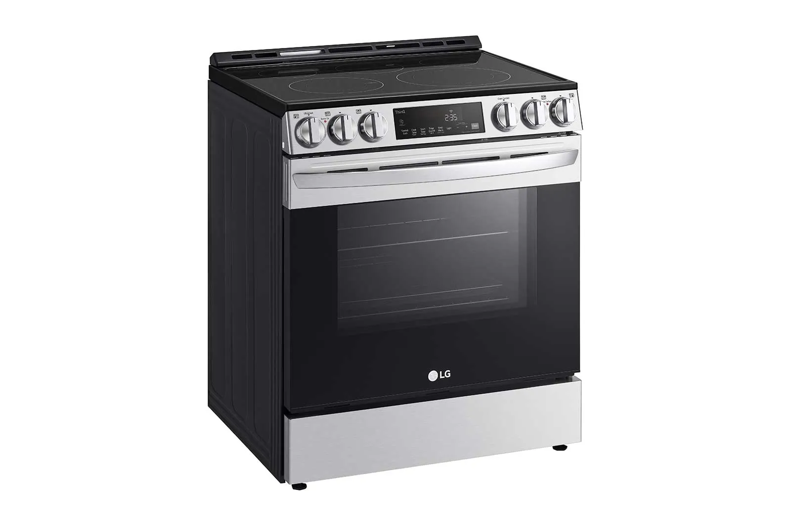 Lg LSEL6333F 6.3 Cu Ft. Smart Wi-Fi Enabled Fan Convection Electric Slide-In Range With Air Fry & Easyclean