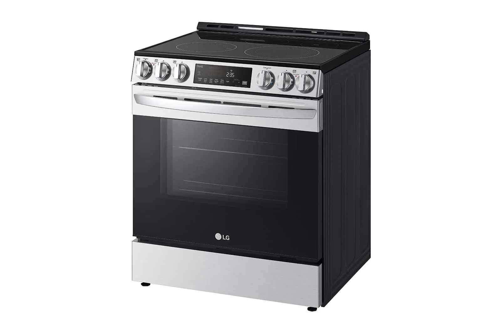 Lg LSEL6333F 6.3 Cu Ft. Smart Wi-Fi Enabled Fan Convection Electric Slide-In Range With Air Fry & Easyclean
