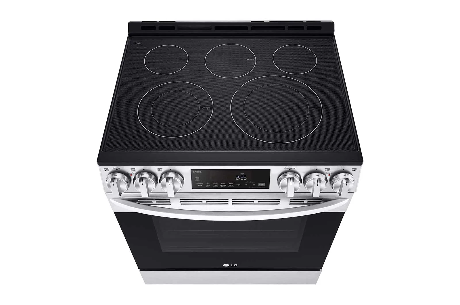 Lg LSEL6333F 6.3 Cu Ft. Smart Wi-Fi Enabled Fan Convection Electric Slide-In Range With Air Fry & Easyclean
