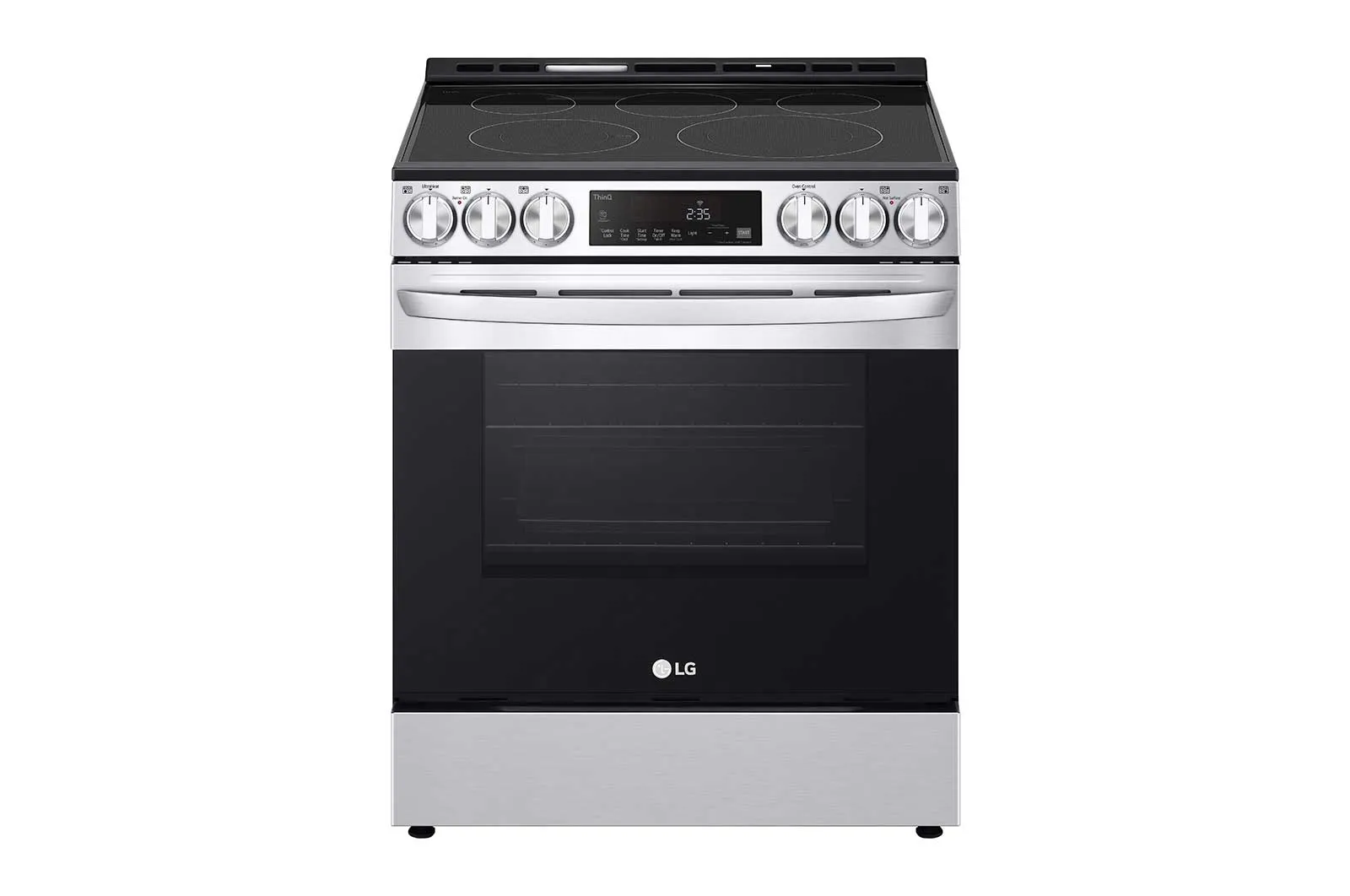 Lg LSEL6333F 6.3 Cu Ft. Smart Wi-Fi Enabled Fan Convection Electric Slide-In Range With Air Fry & Easyclean