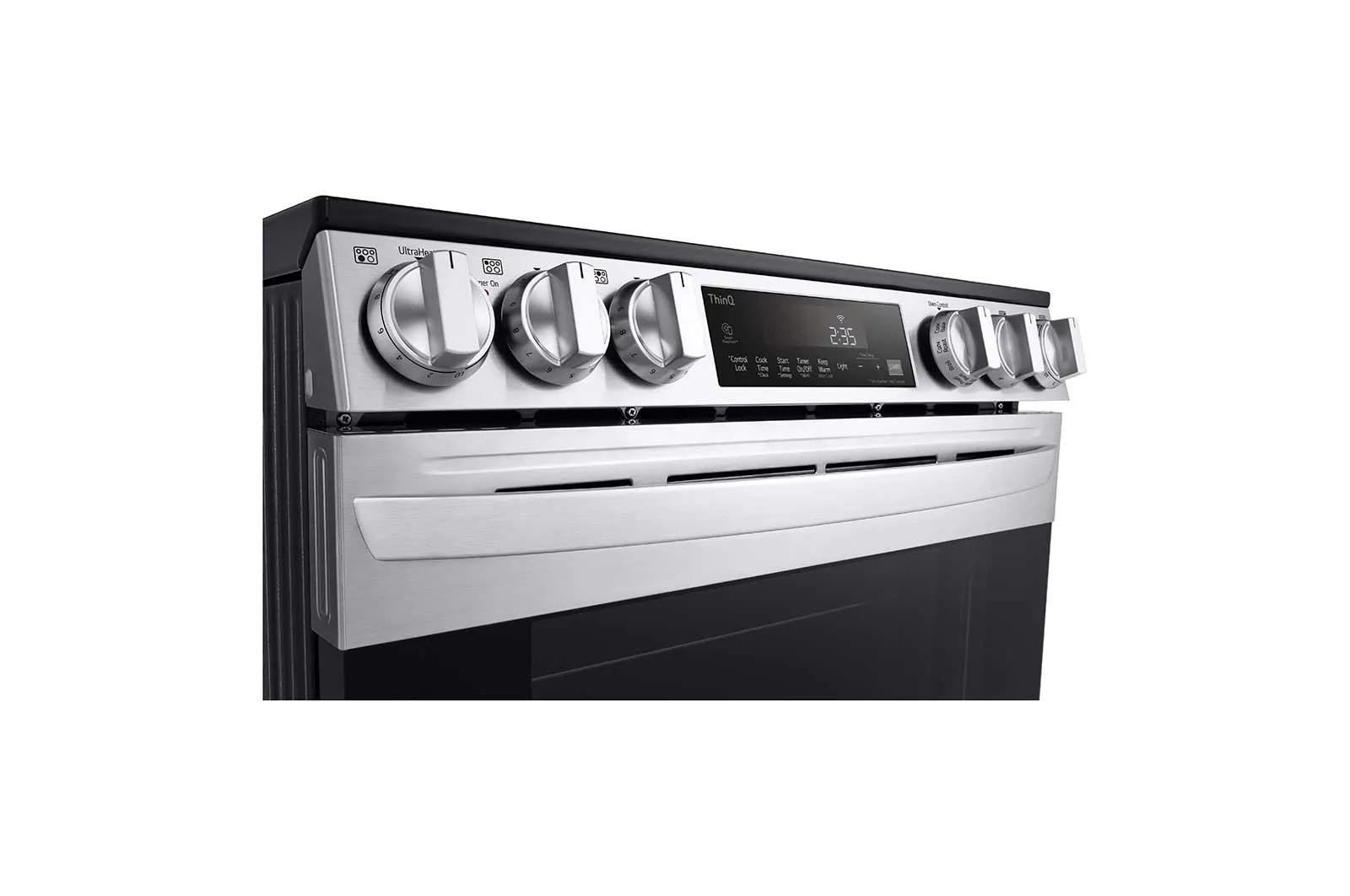 Lg LSEL6333F 6.3 Cu Ft. Smart Wi-Fi Enabled Fan Convection Electric Slide-In Range With Air Fry & Easyclean