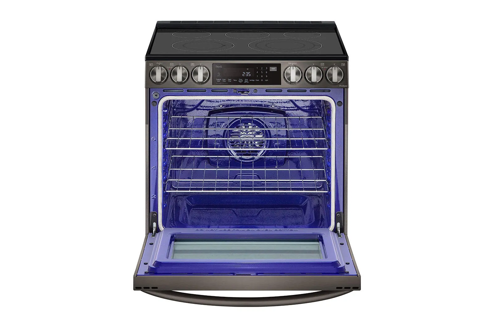 Lg LSEL6335D 6.3 Cu Ft. Smart Wi-Fi Enabled Probake Convection Instaview Electric Slide-In Range With Air Fry