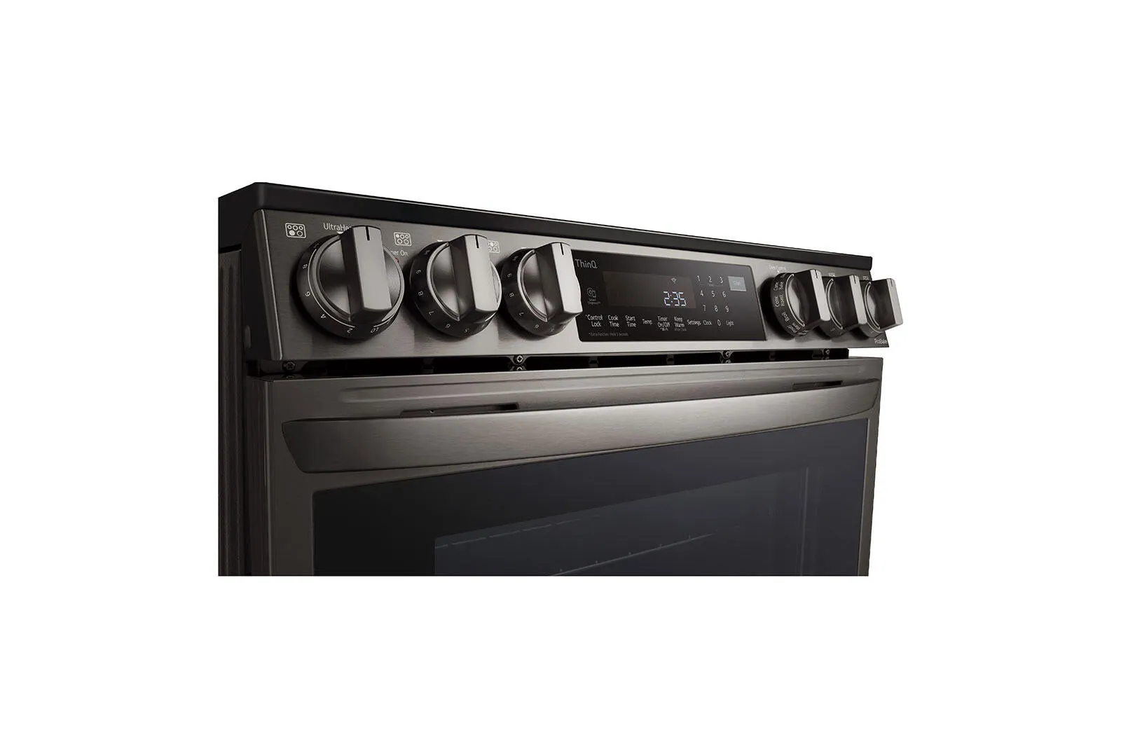 Lg LSEL6335D 6.3 Cu Ft. Smart Wi-Fi Enabled Probake Convection Instaview Electric Slide-In Range With Air Fry