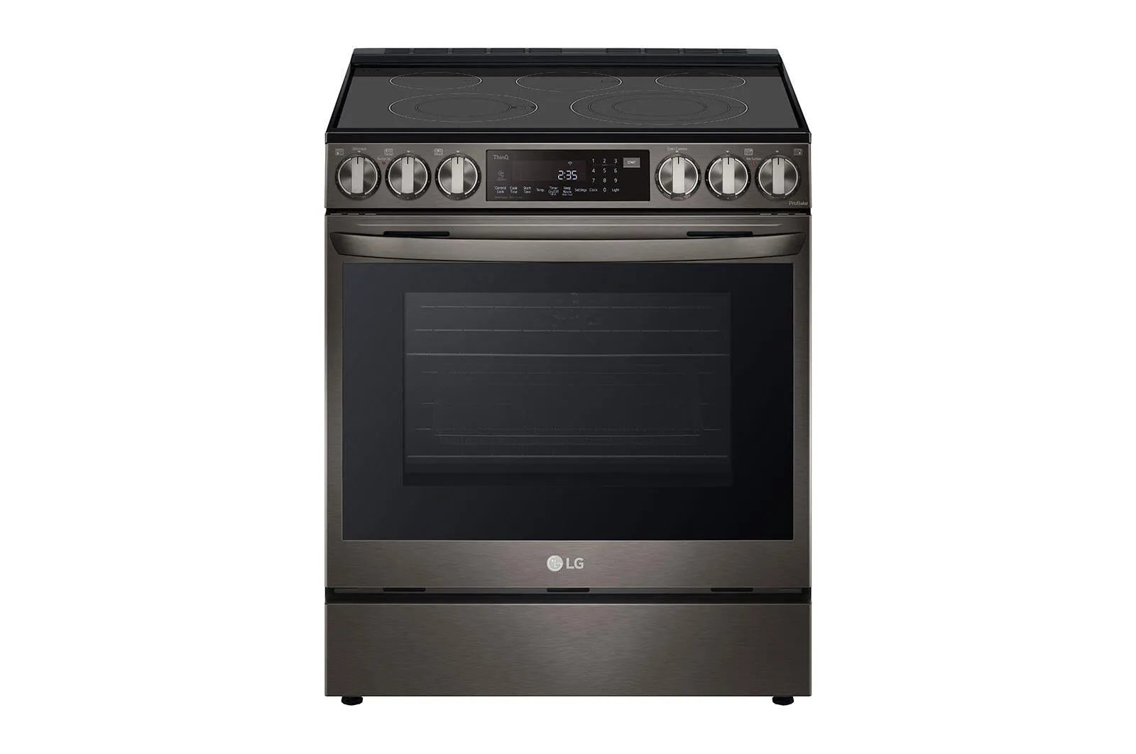 Lg LSEL6335D 6.3 Cu Ft. Smart Wi-Fi Enabled Probake Convection Instaview Electric Slide-In Range With Air Fry