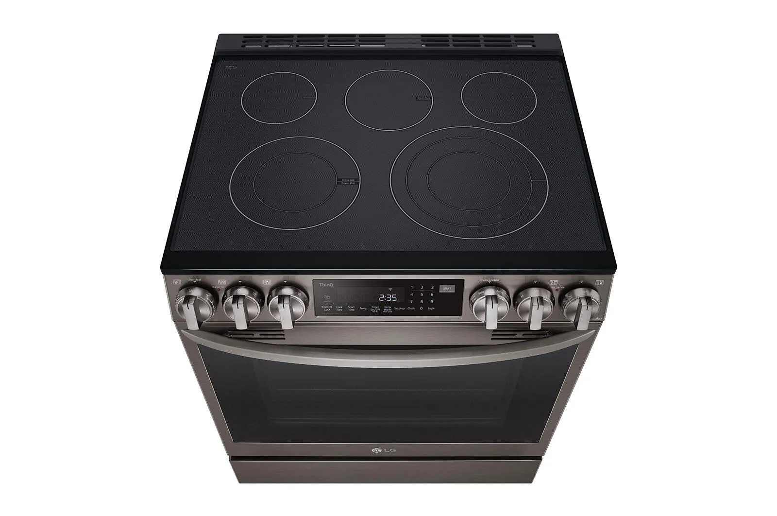Lg LSEL6335D 6.3 Cu Ft. Smart Wi-Fi Enabled Probake Convection Instaview Electric Slide-In Range With Air Fry
