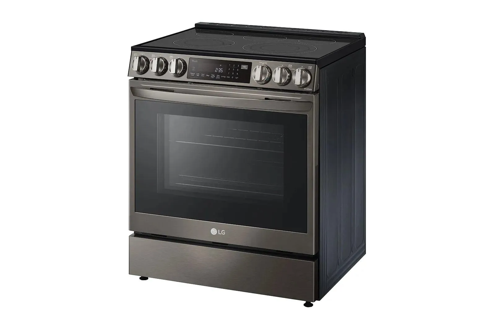 Lg LSEL6335DE 6.3 Cu Ft. Smart Wi-Fi Enabled Probake Convection Instaview Electric Slide-In Range With Air Fry