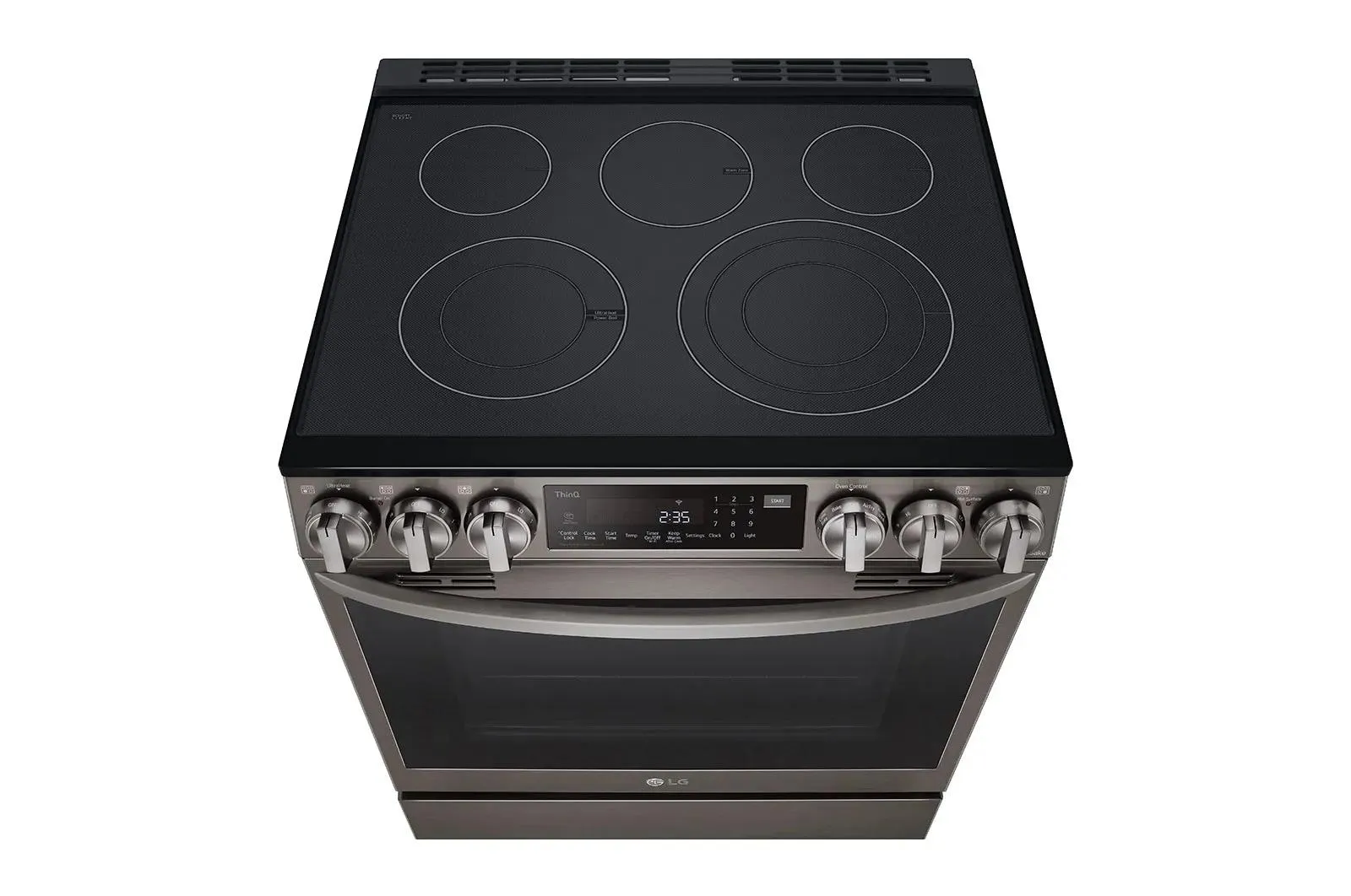 Lg LSEL6335DE 6.3 Cu Ft. Smart Wi-Fi Enabled Probake Convection Instaview Electric Slide-In Range With Air Fry