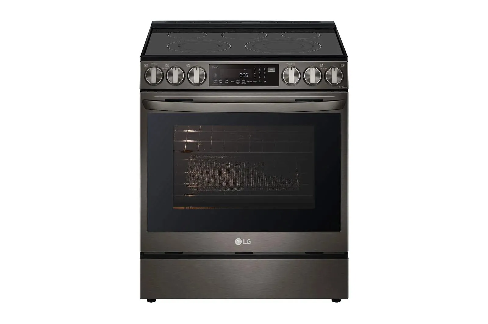 Lg LSEL6335DE 6.3 Cu Ft. Smart Wi-Fi Enabled Probake Convection Instaview Electric Slide-In Range With Air Fry
