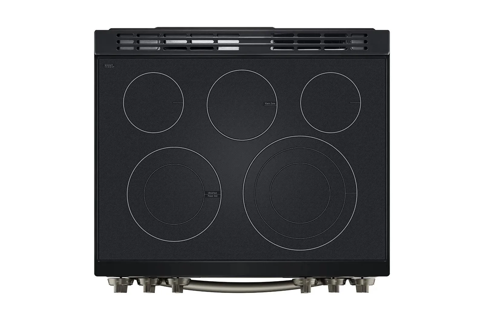 Lg LSEL6335DE 6.3 Cu Ft. Smart Wi-Fi Enabled Probake Convection Instaview Electric Slide-In Range With Air Fry