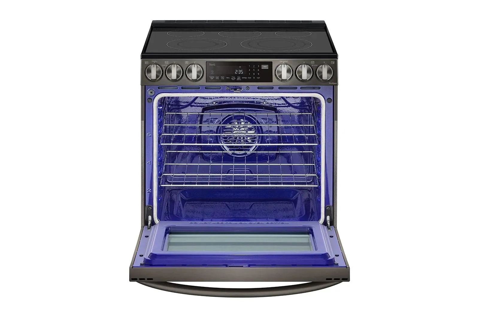 Lg LSEL6335DE 6.3 Cu Ft. Smart Wi-Fi Enabled Probake Convection Instaview Electric Slide-In Range With Air Fry