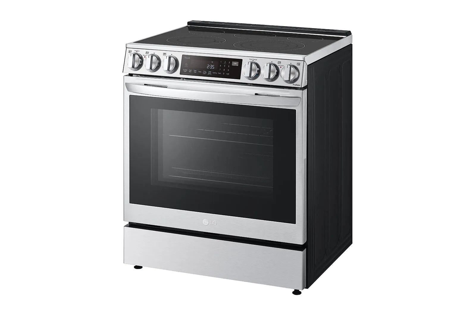 Lg LSEL6335F 6.3 Cu Ft. Smart Wi-Fi Enabled Probake Convection Instaview Electric Slide-In Range With Air Fry
