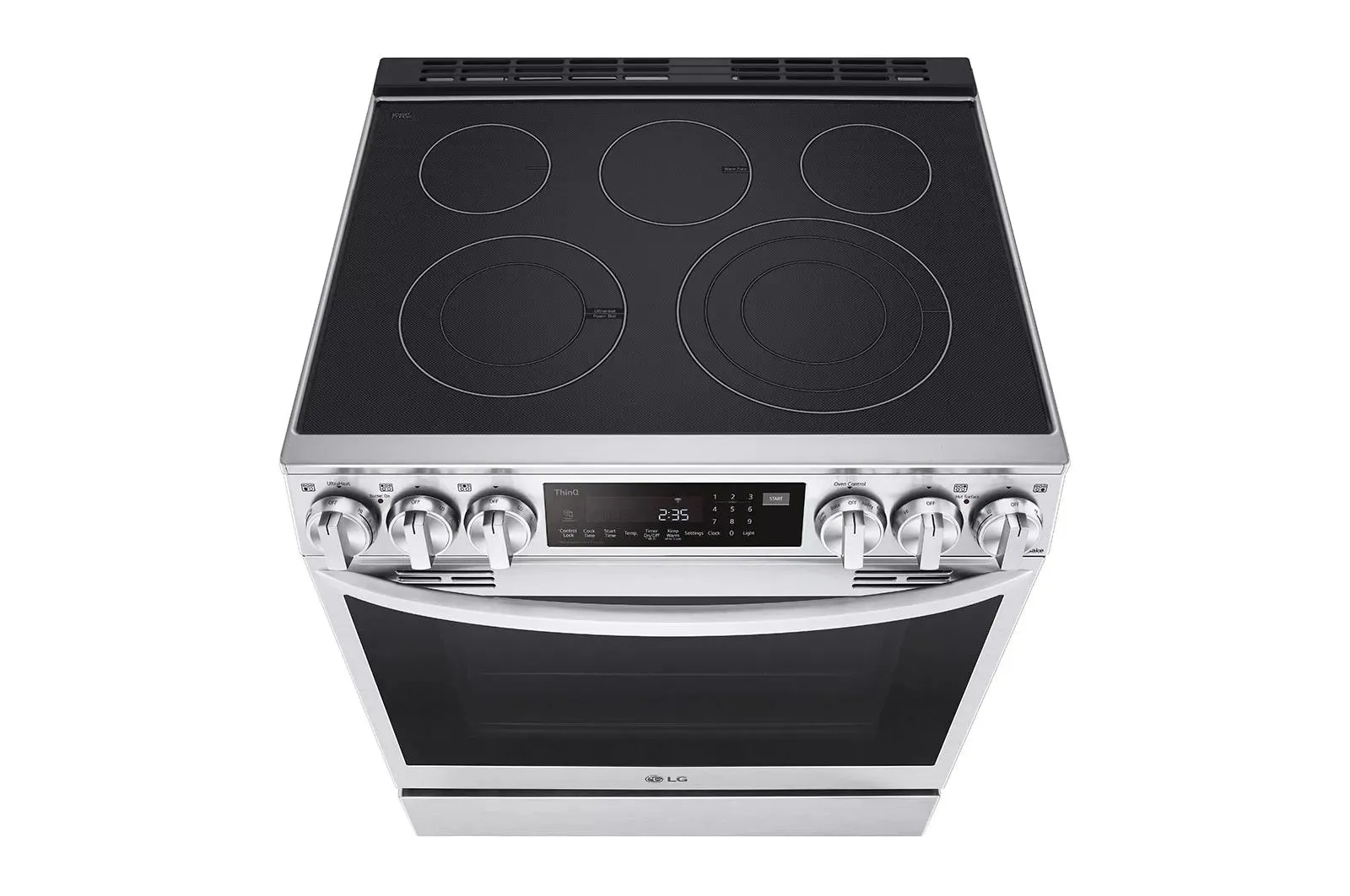 Lg LSEL6335FE 6.3 Cu Ft. Smart Wi-Fi Enabled Probake Convection Instaview Electric Slide-In Range With Air Fry