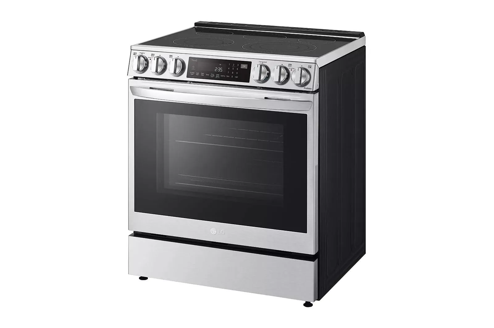 Lg LSEL6335FE 6.3 Cu Ft. Smart Wi-Fi Enabled Probake Convection Instaview Electric Slide-In Range With Air Fry