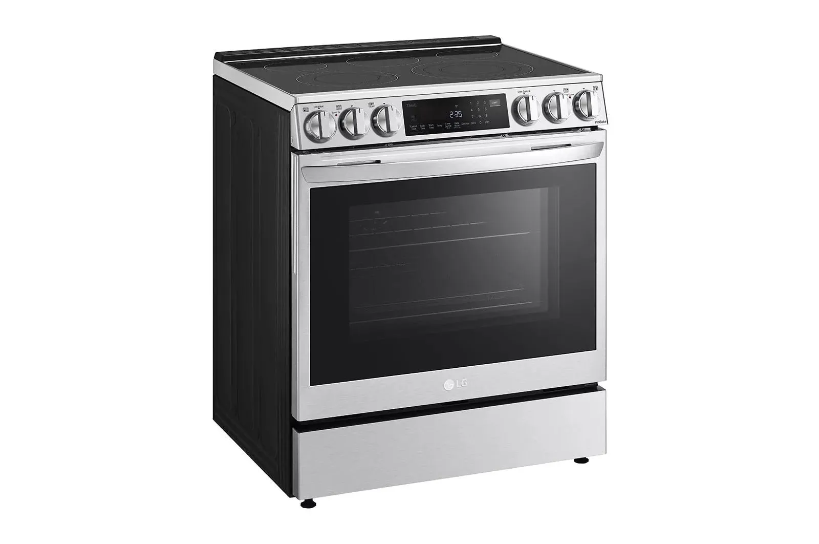Lg LSEL6335FE 6.3 Cu Ft. Smart Wi-Fi Enabled Probake Convection Instaview Electric Slide-In Range With Air Fry