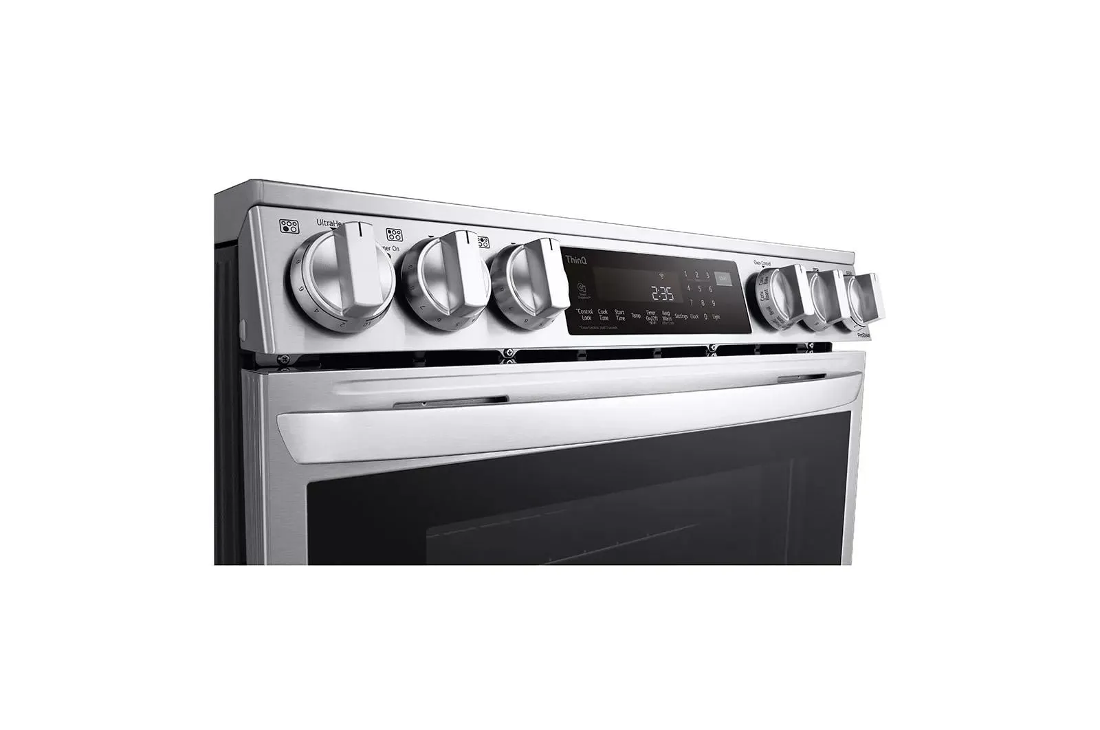Lg LSEL6335FE 6.3 Cu Ft. Smart Wi-Fi Enabled Probake Convection Instaview Electric Slide-In Range With Air Fry