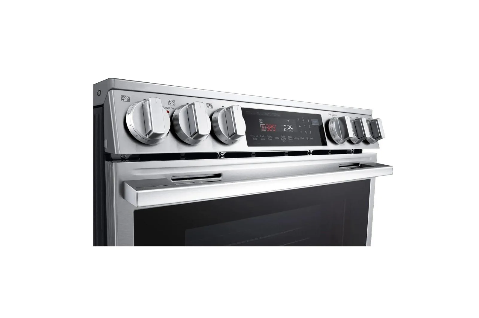 Lg LSEL6335XE 6.3 Cu. Ft. Smart Electric Slide-In Range With Instaview. Probake Convection. And Air Fry