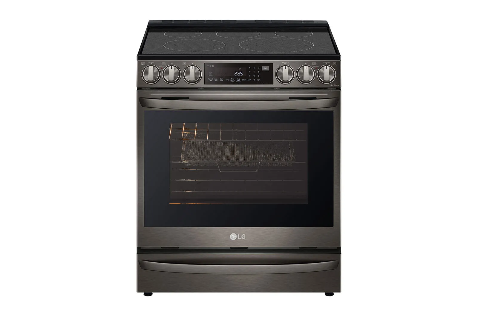 Lg LSEL6337D 6.3 Cu Ft. Smart Wi-Fi Enabled Probake Convection Instaview Electric Slide-In Range With Air Fry