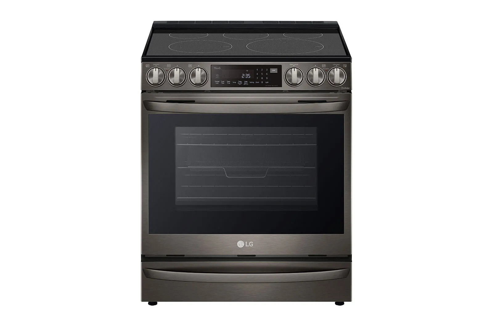 Lg LSEL6337D 6.3 Cu Ft. Smart Wi-Fi Enabled Probake Convection Instaview Electric Slide-In Range With Air Fry