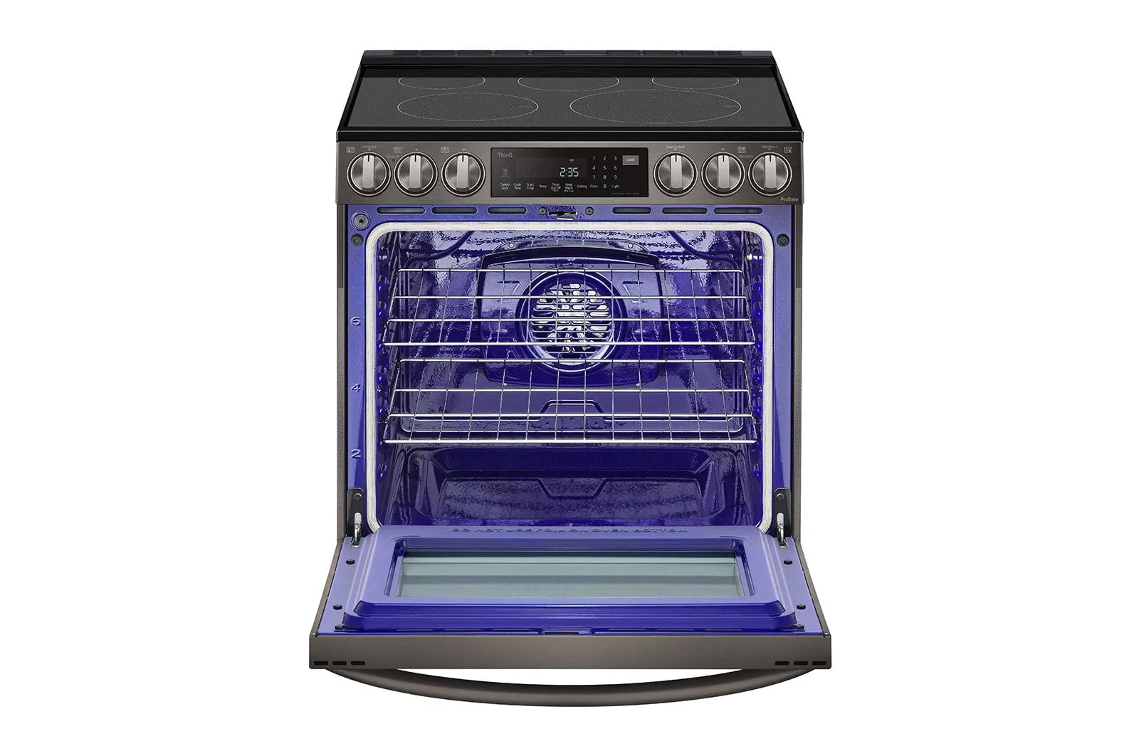 Lg LSEL6337D 6.3 Cu Ft. Smart Wi-Fi Enabled Probake Convection Instaview Electric Slide-In Range With Air Fry