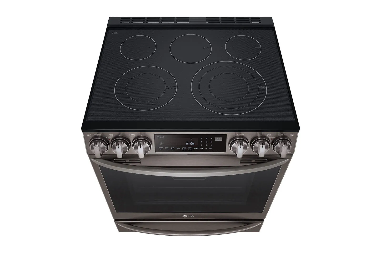 Lg LSEL6337D 6.3 Cu Ft. Smart Wi-Fi Enabled Probake Convection Instaview Electric Slide-In Range With Air Fry