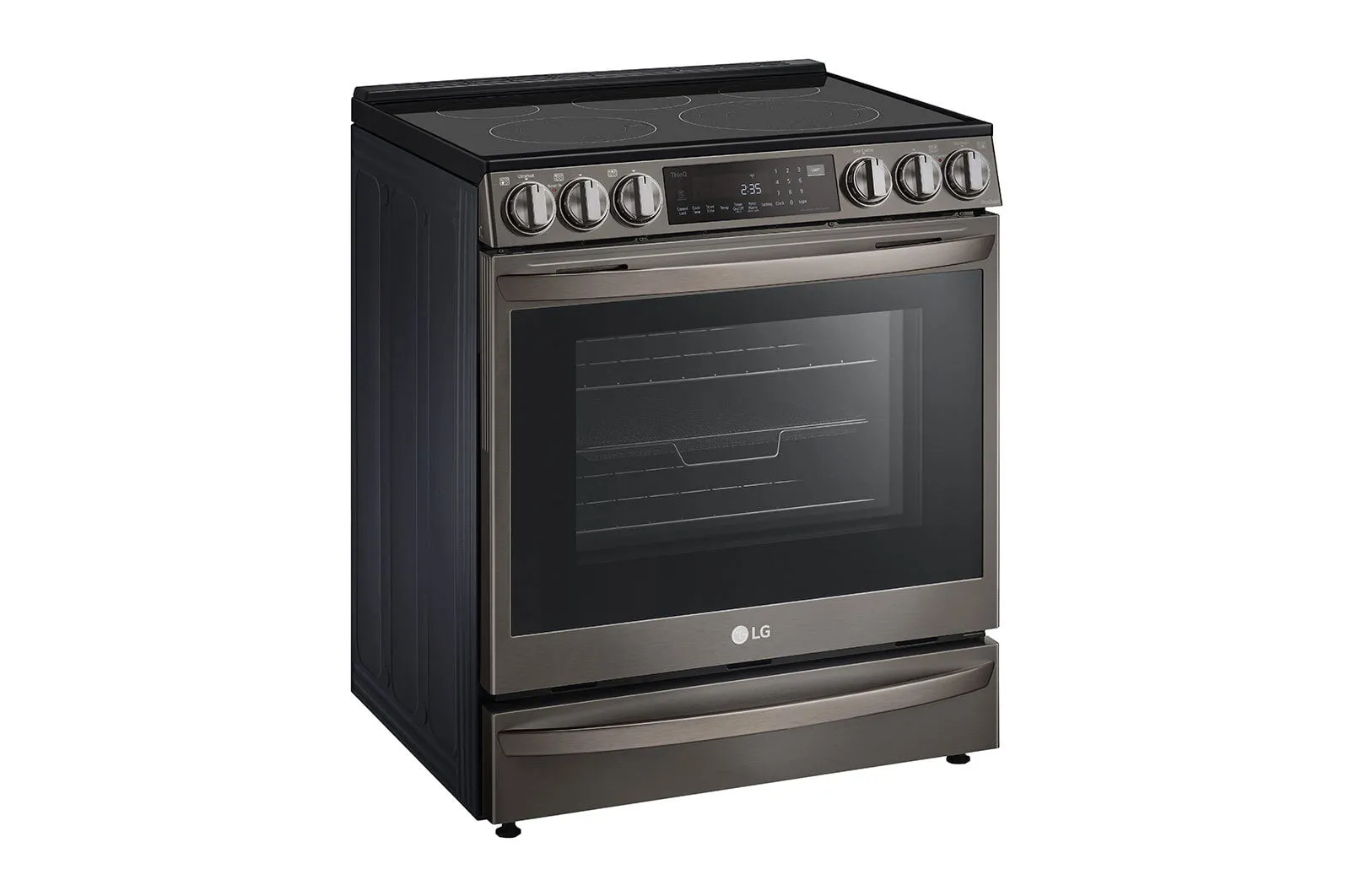 Lg LSEL6337D 6.3 Cu Ft. Smart Wi-Fi Enabled Probake Convection Instaview Electric Slide-In Range With Air Fry