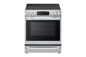 Lg LSEL6337F 6.3 Cu Ft. Smart Wi-Fi Enabled Probake Convection Instaview Electric Slide-In Range With Air Fry