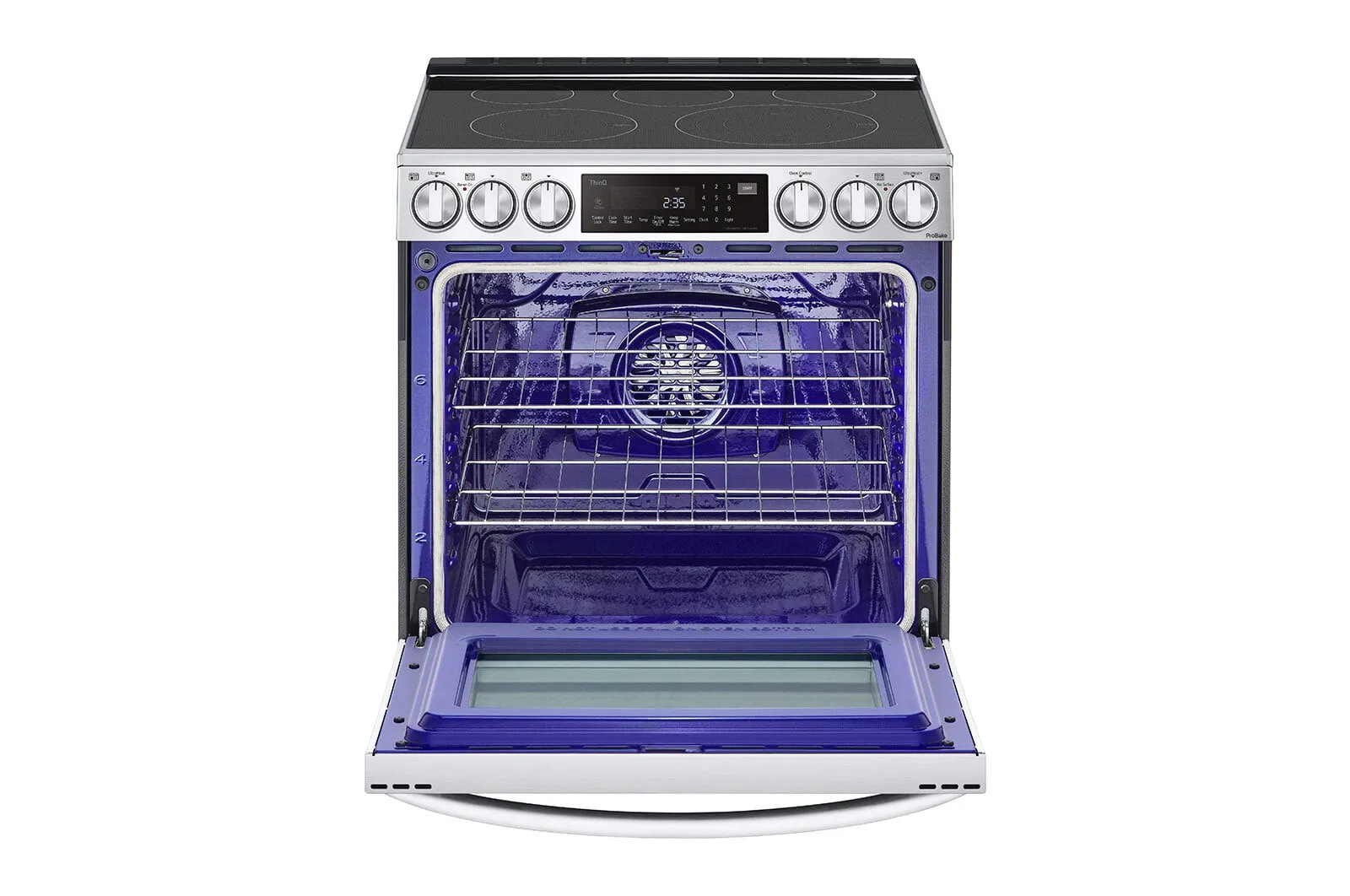 Lg LSEL6337F 6.3 Cu Ft. Smart Wi-Fi Enabled Probake Convection Instaview Electric Slide-In Range With Air Fry