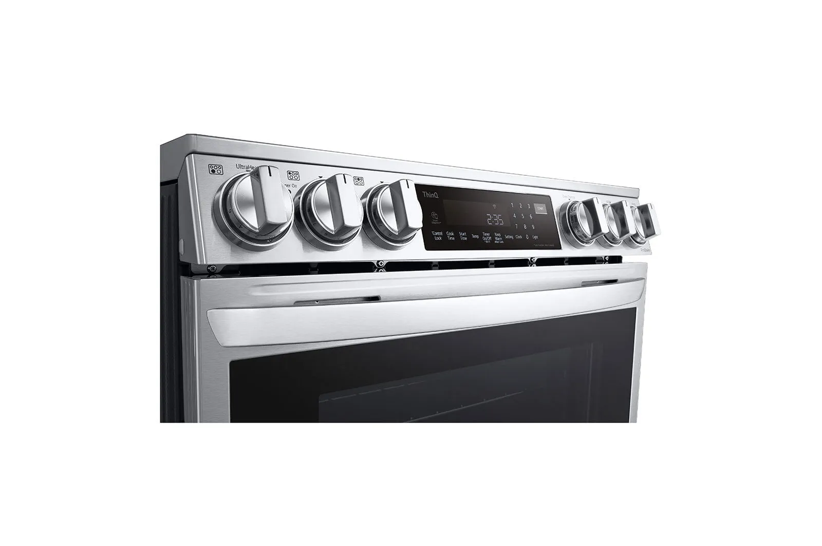 Lg LSEL6337F 6.3 Cu Ft. Smart Wi-Fi Enabled Probake Convection Instaview Electric Slide-In Range With Air Fry