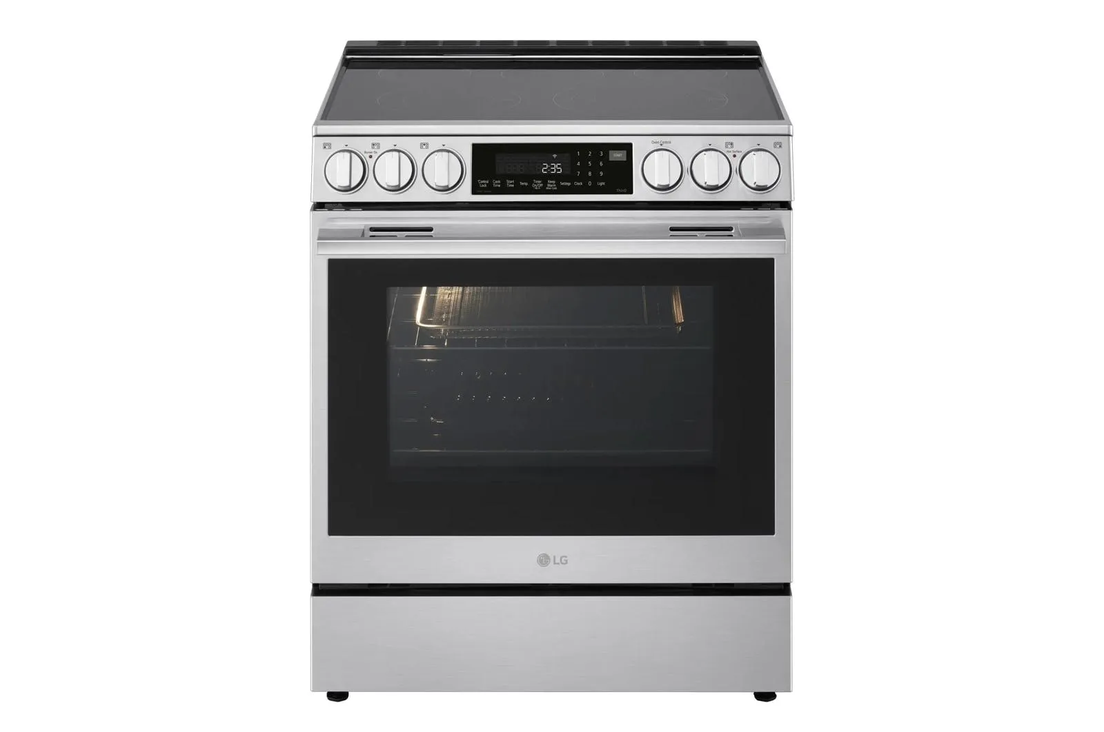 Lg LSEL6337XE 6.3 Cu. Ft. Smart Electric Slide-In Range With Instaview. Probake Convection. And Air Fry