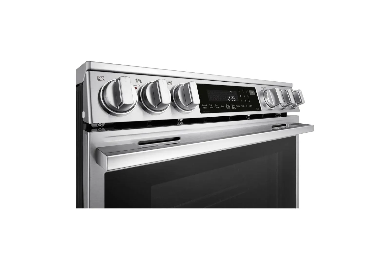 Lg LSEL6337XE 6.3 Cu. Ft. Smart Electric Slide-In Range With Instaview. Probake Convection. And Air Fry