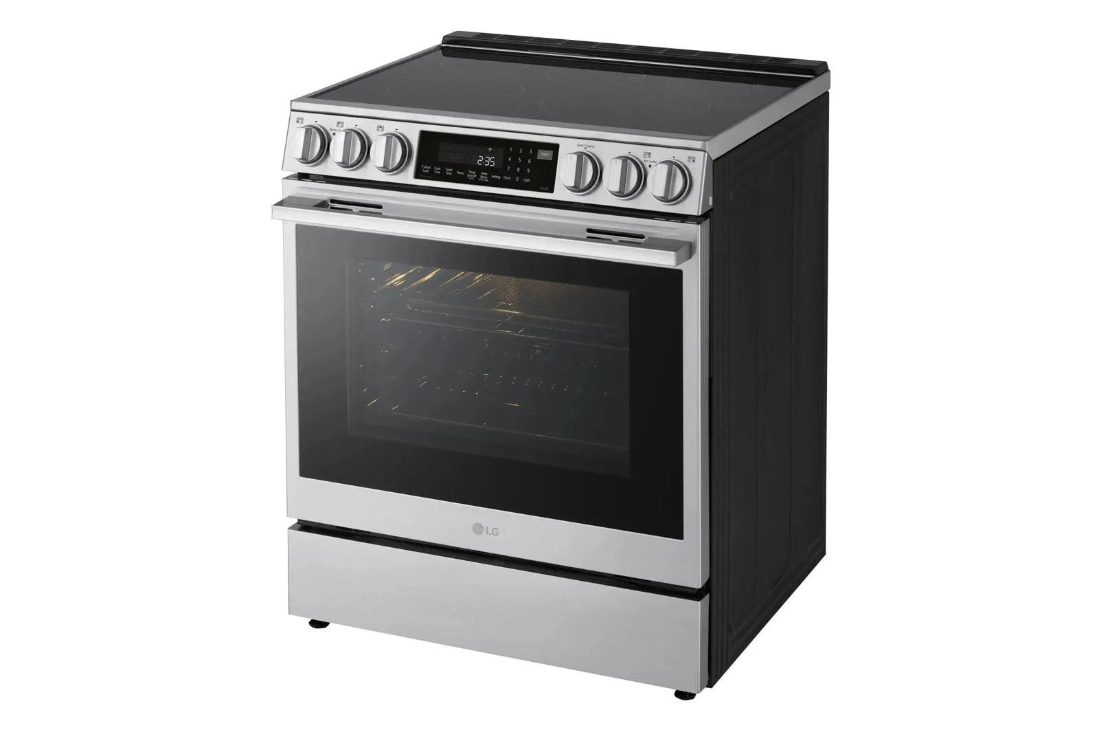 Lg LSEL6337XE 6.3 Cu. Ft. Smart Electric Slide-In Range With Instaview. Probake Convection. And Air Fry