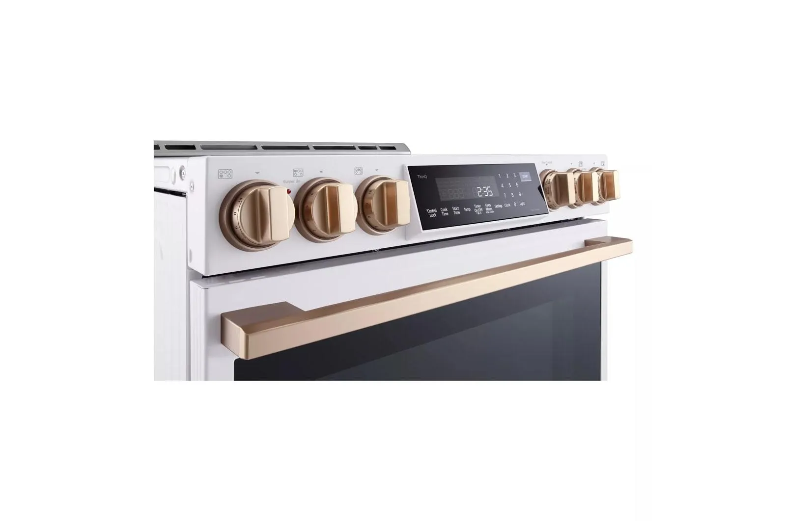 Lg LSES6338N Lg Studio 6.3 Cu. Ft. Instaview Electric Slide-In Range With Probake Convection And Air Fry