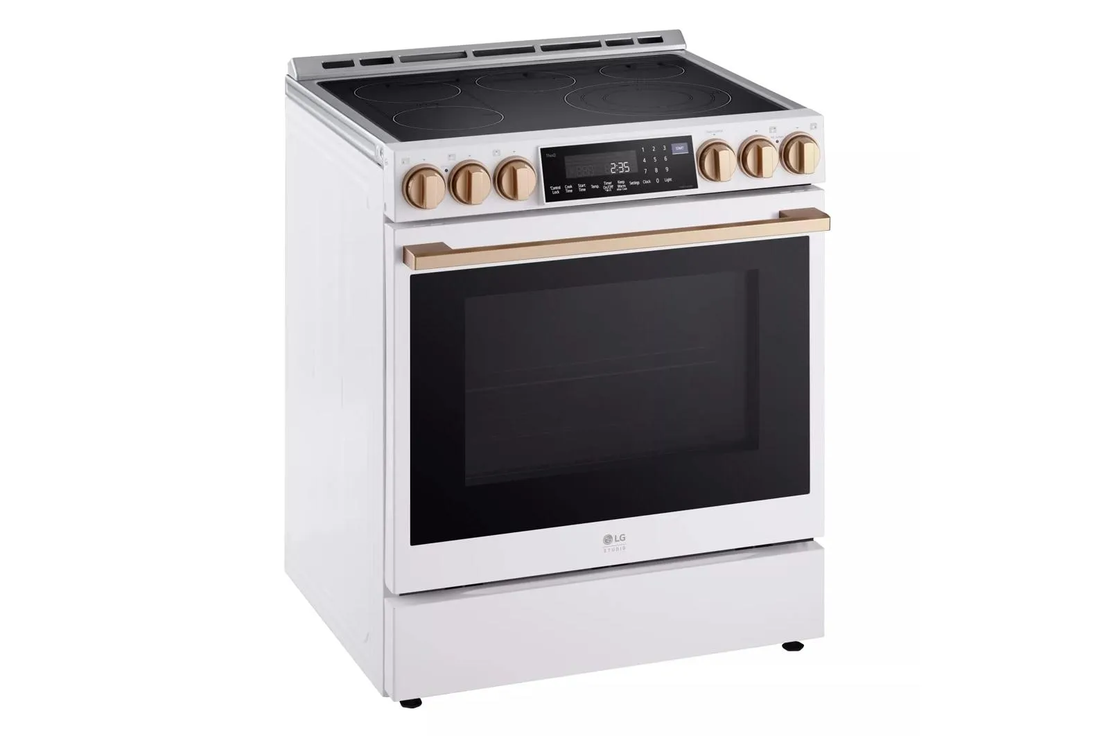 Lg LSES6338N Lg Studio 6.3 Cu. Ft. Instaview Electric Slide-In Range With Probake Convection And Air Fry