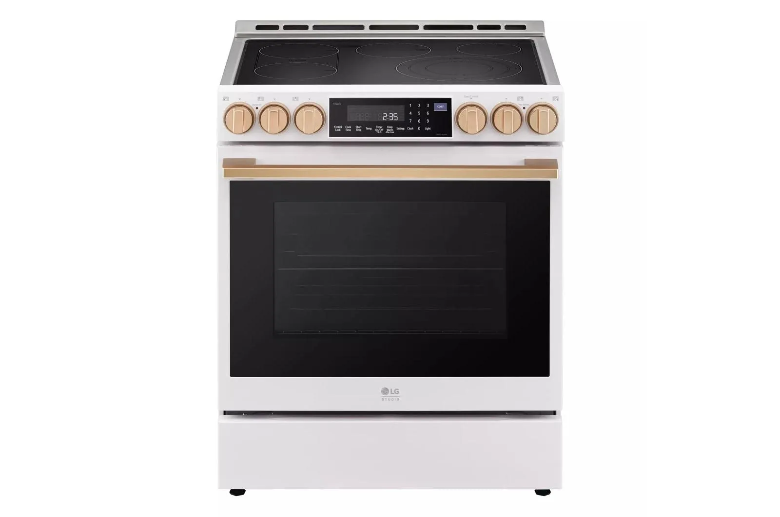 Lg LSES6338N Lg Studio 6.3 Cu. Ft. Instaview Electric Slide-In Range With Probake Convection And Air Fry