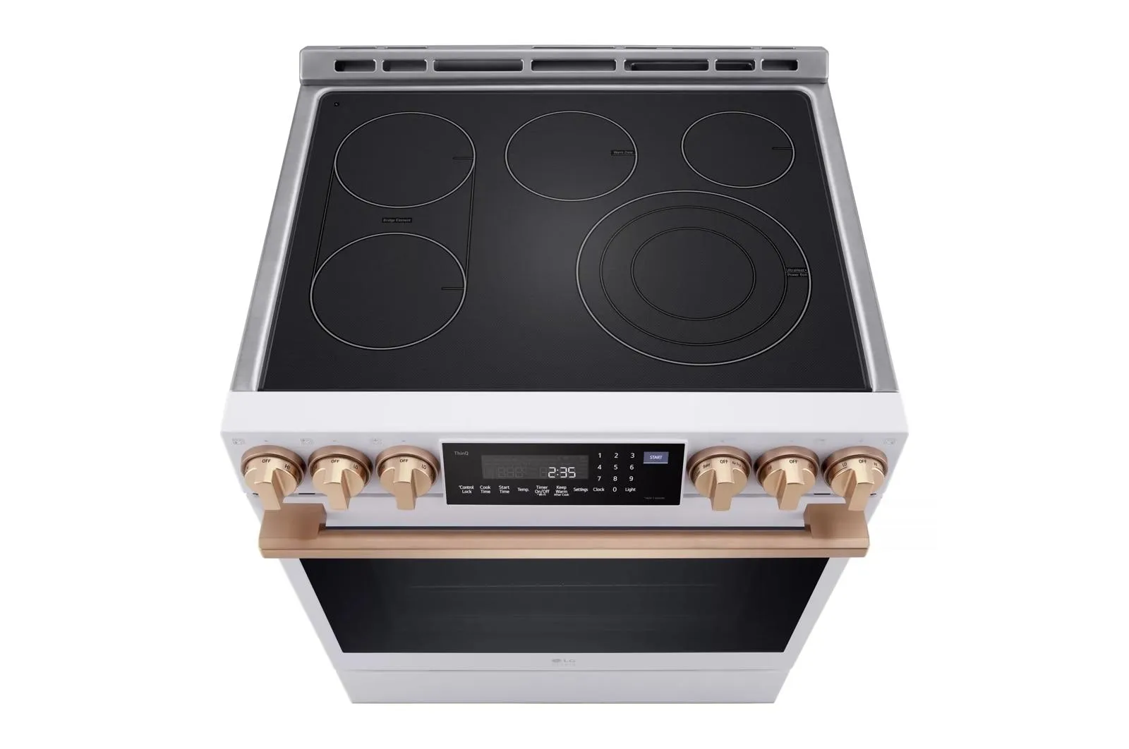 Lg LSES6338N Lg Studio 6.3 Cu. Ft. Instaview Electric Slide-In Range With Probake Convection And Air Fry