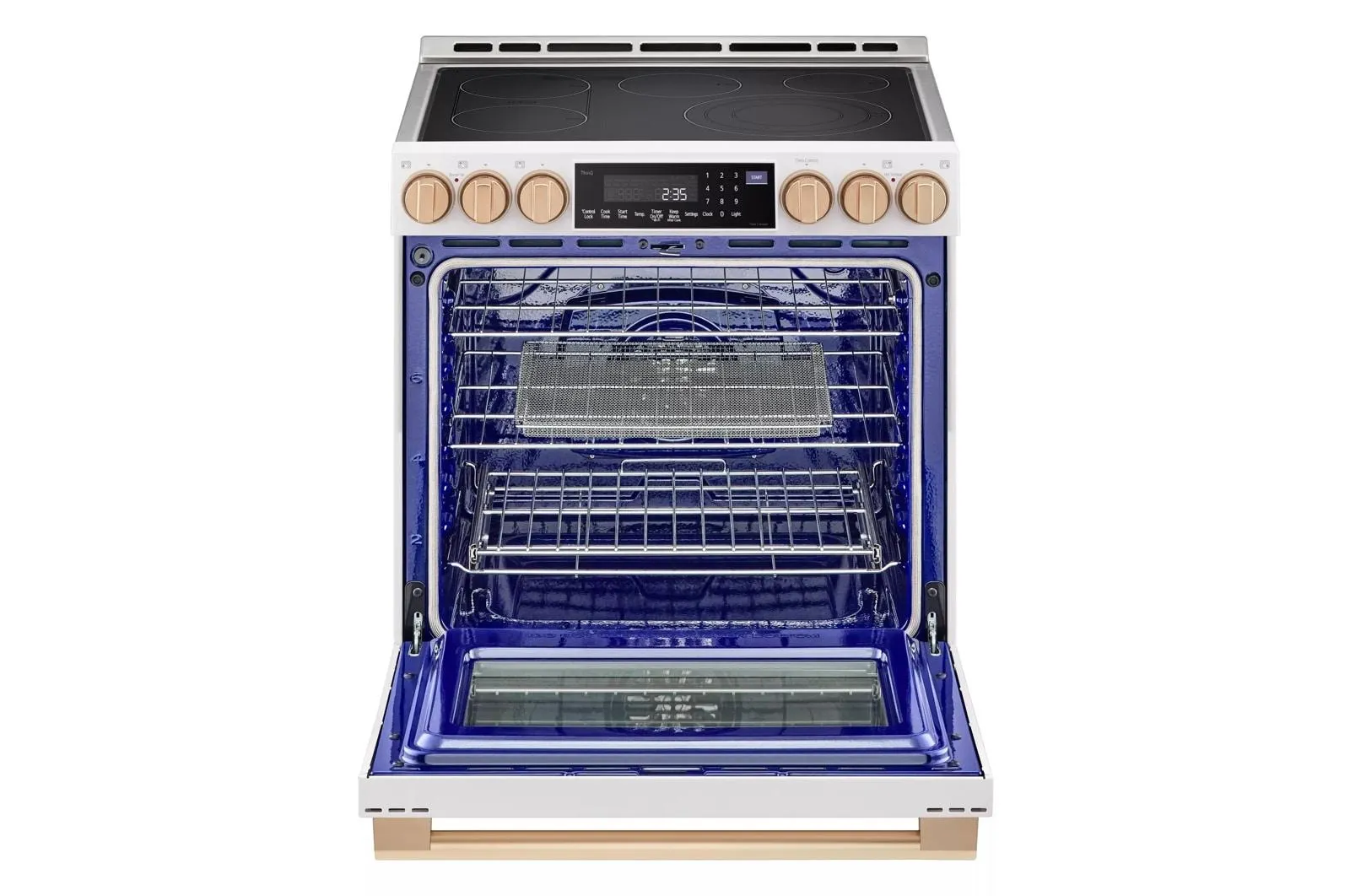 Lg LSES6338N Lg Studio 6.3 Cu. Ft. Instaview Electric Slide-In Range With Probake Convection And Air Fry