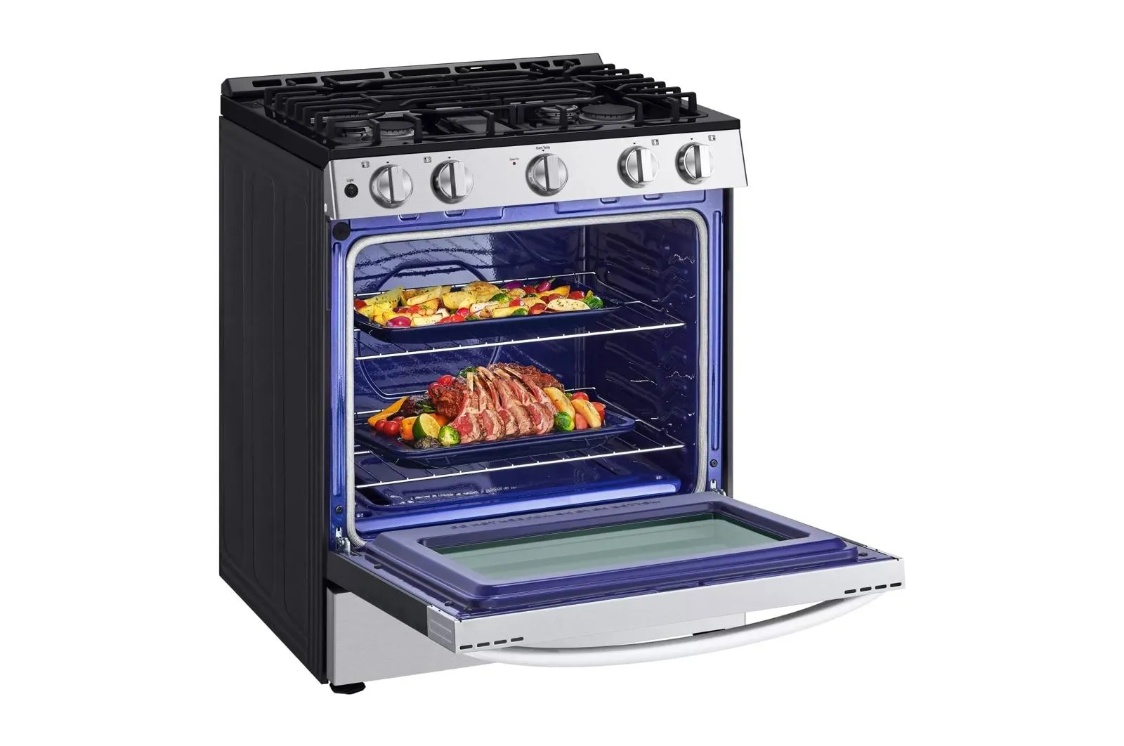 Lg LSGL5830S 5.8 Cu. Ft. Gas Slide-In Range With Easyclean