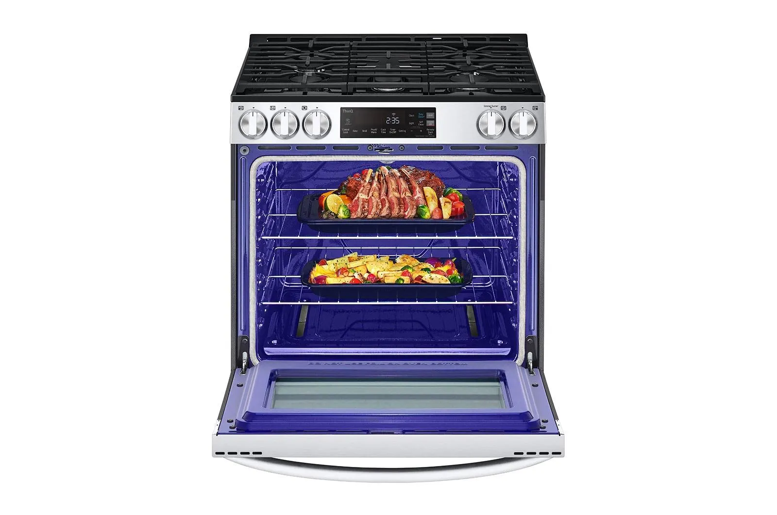 Lg LSGL5831F 5.8 Cu Ft. Smart Wi-Fi Enabled Gas Slide-In Range With Easyclean
