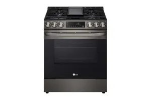 Lg LSGL5833D 5.8 Cu Ft. Smart Wi-Fi Enabled Fan Convection Gas Slide-In Range With Air Fry & Easyclean