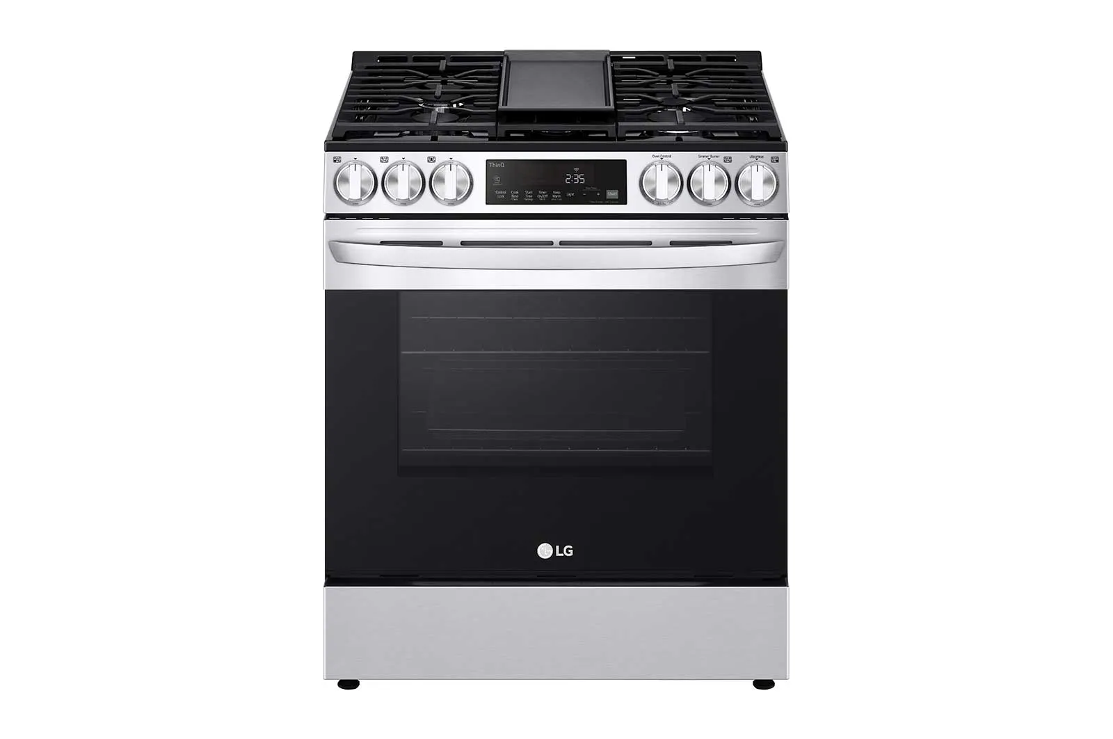 Lg LSGL5833F 5.8 Cu Ft. Smart Wi-Fi Enabled Fan Convection Gas Slide-In Range With Air Fry & Easyclean