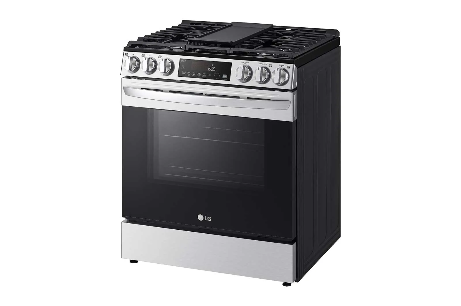 Lg LSGL5833F 5.8 Cu Ft. Smart Wi-Fi Enabled Fan Convection Gas Slide-In Range With Air Fry & Easyclean