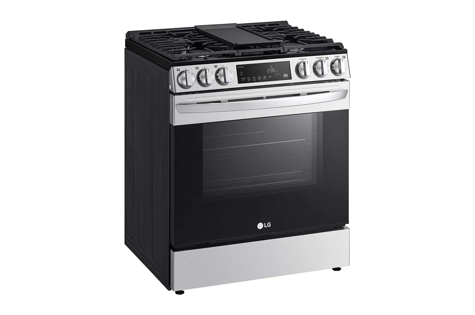 Lg LSGL5833F 5.8 Cu Ft. Smart Wi-Fi Enabled Fan Convection Gas Slide-In Range With Air Fry & Easyclean