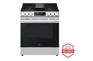 Lg LSGL5833X 5.8 Cu. Ft. Smart Gas Slide-In Range With Convection. Air Fry And Easyclean