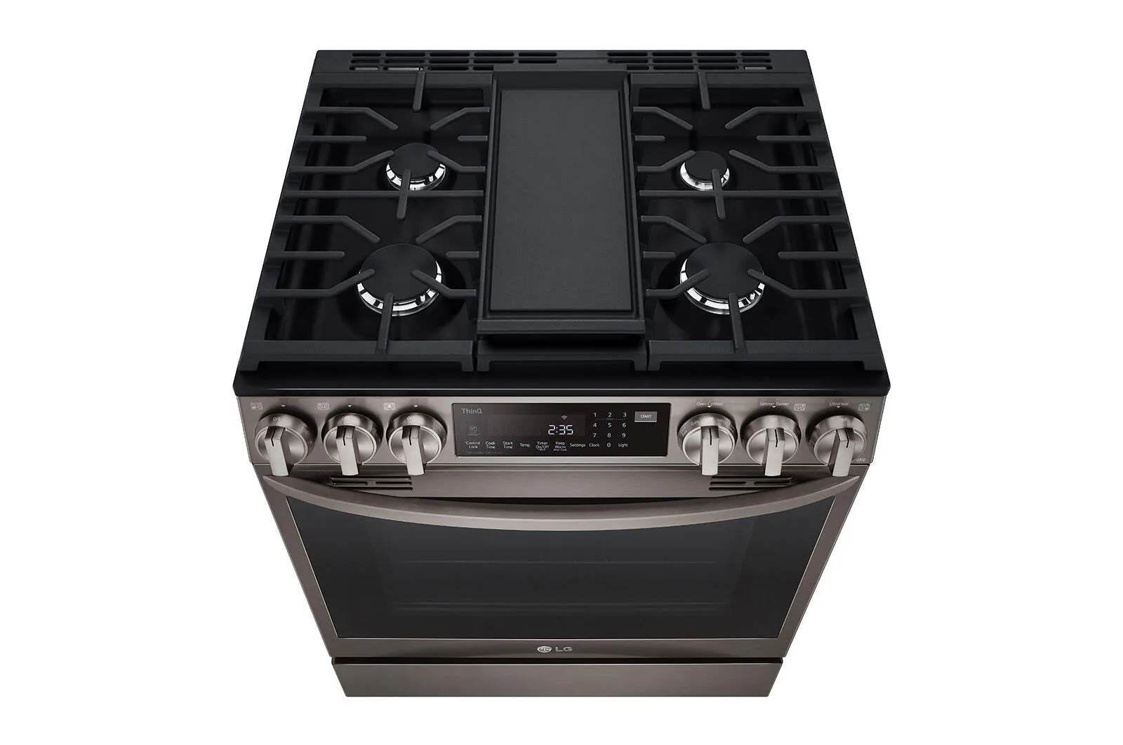 Lg LSGL6335D 6.3 Cu Ft. Smart Wi-Fi Enabled Probake Convection Instaview Gas Slide-In Range With Air Fry